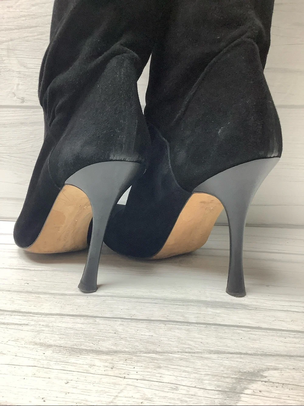 Manolo Blahnik Suede Boots